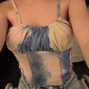 Multicolored indie tank top 💐